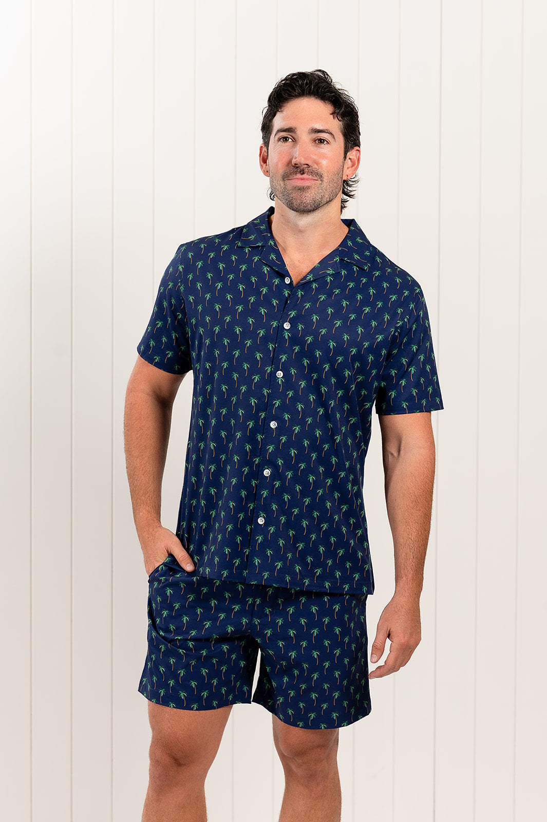 Navy Blue Palms Nashie