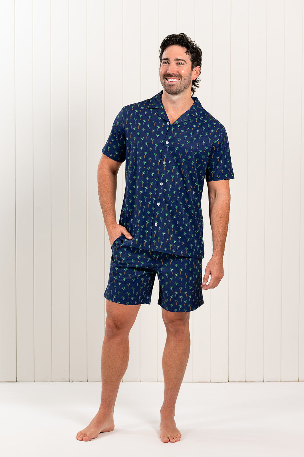 Navy Blue Palms Nashie