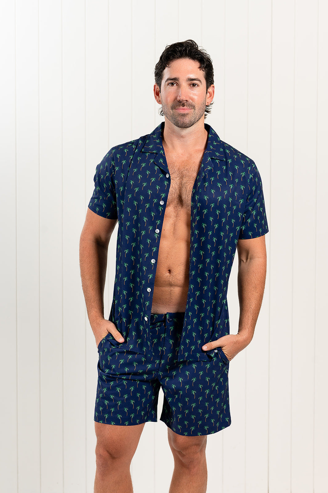 Navy Blue Palms Nashie