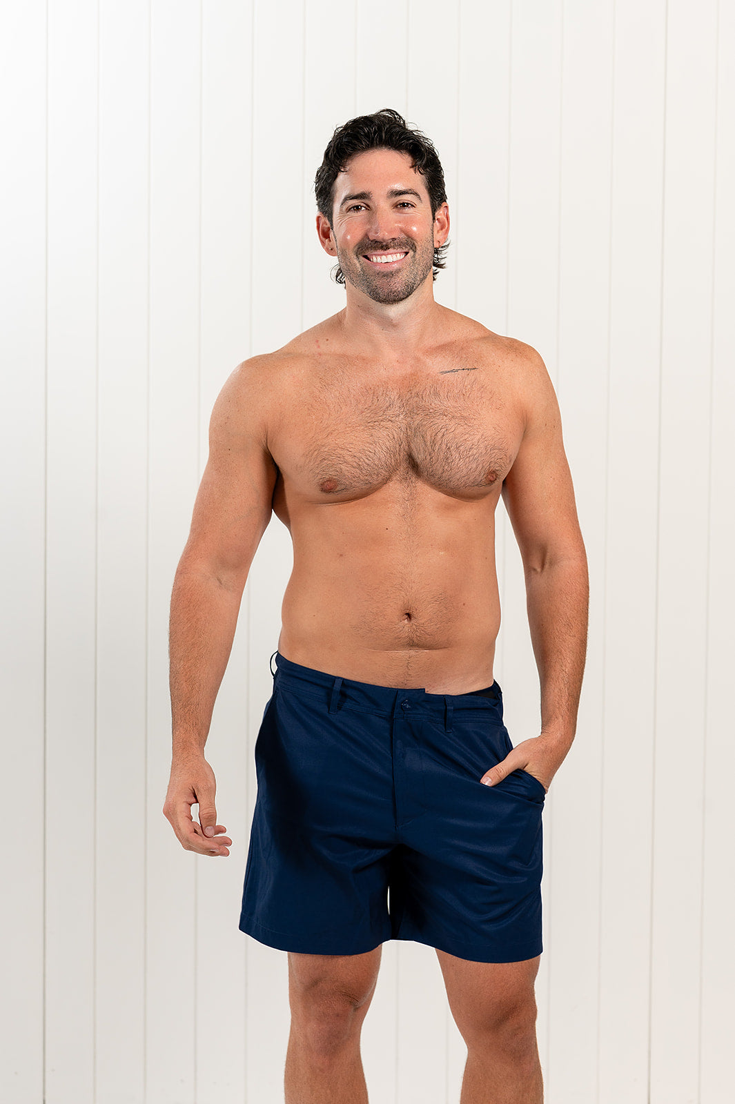 Navy Nashie Swim Pants