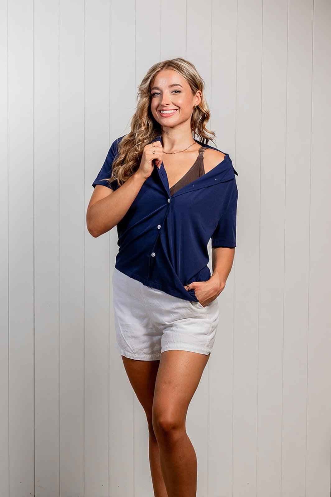 Women's Navy Blue Nashie image 6