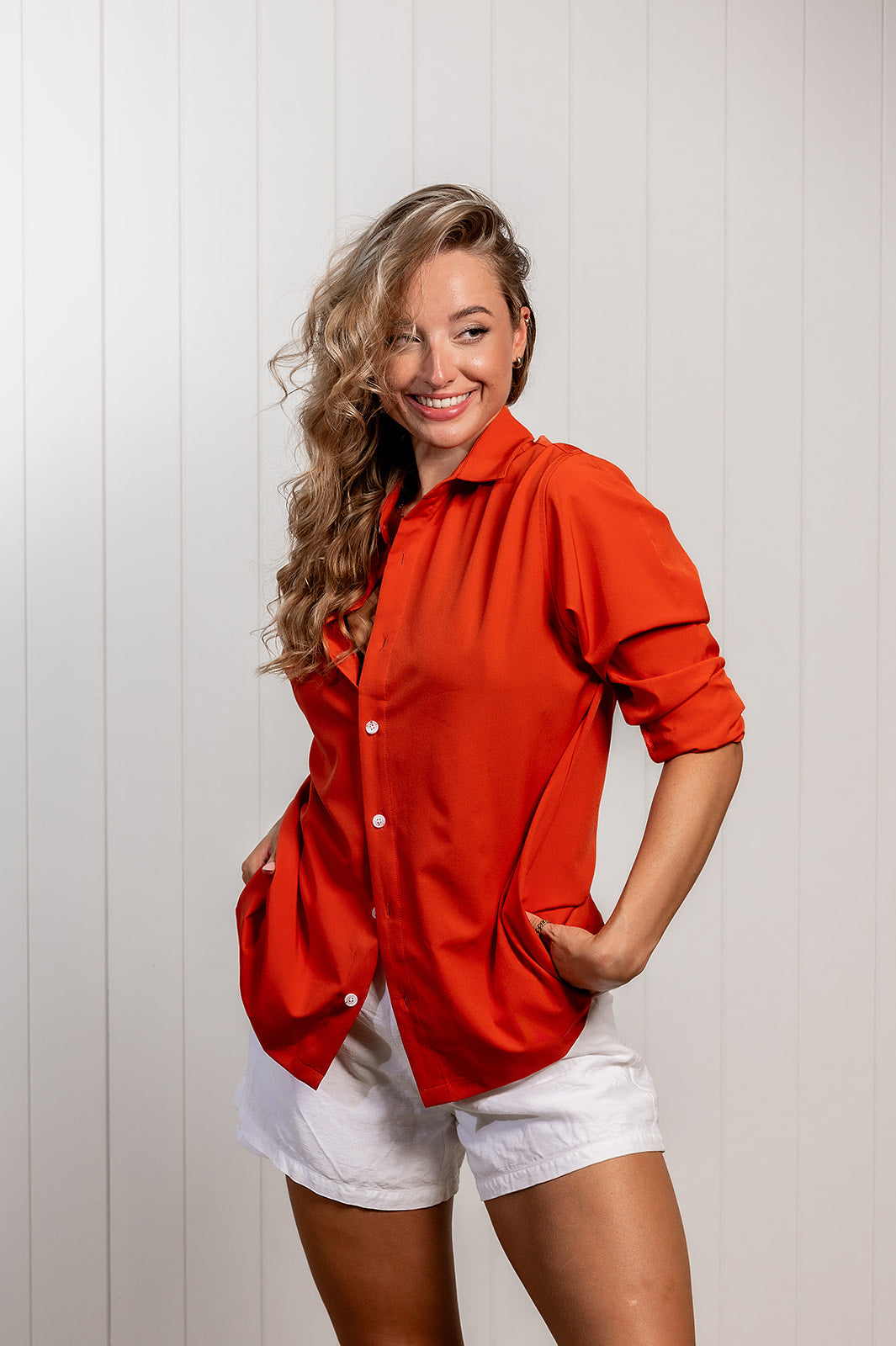 Long Sleeve Burnt Orange Nashie image 2