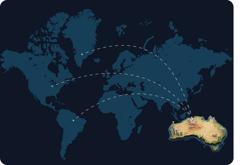 World map showing Nashie expansion