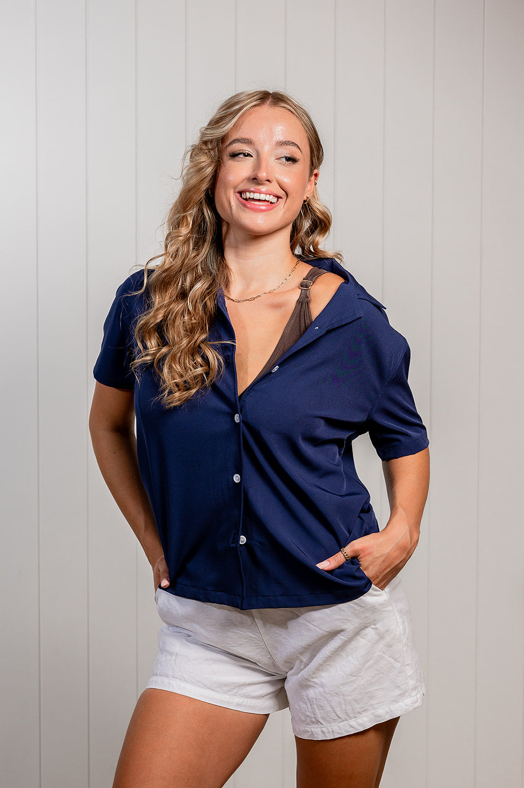 Women's Navy Blue Nashie image 2