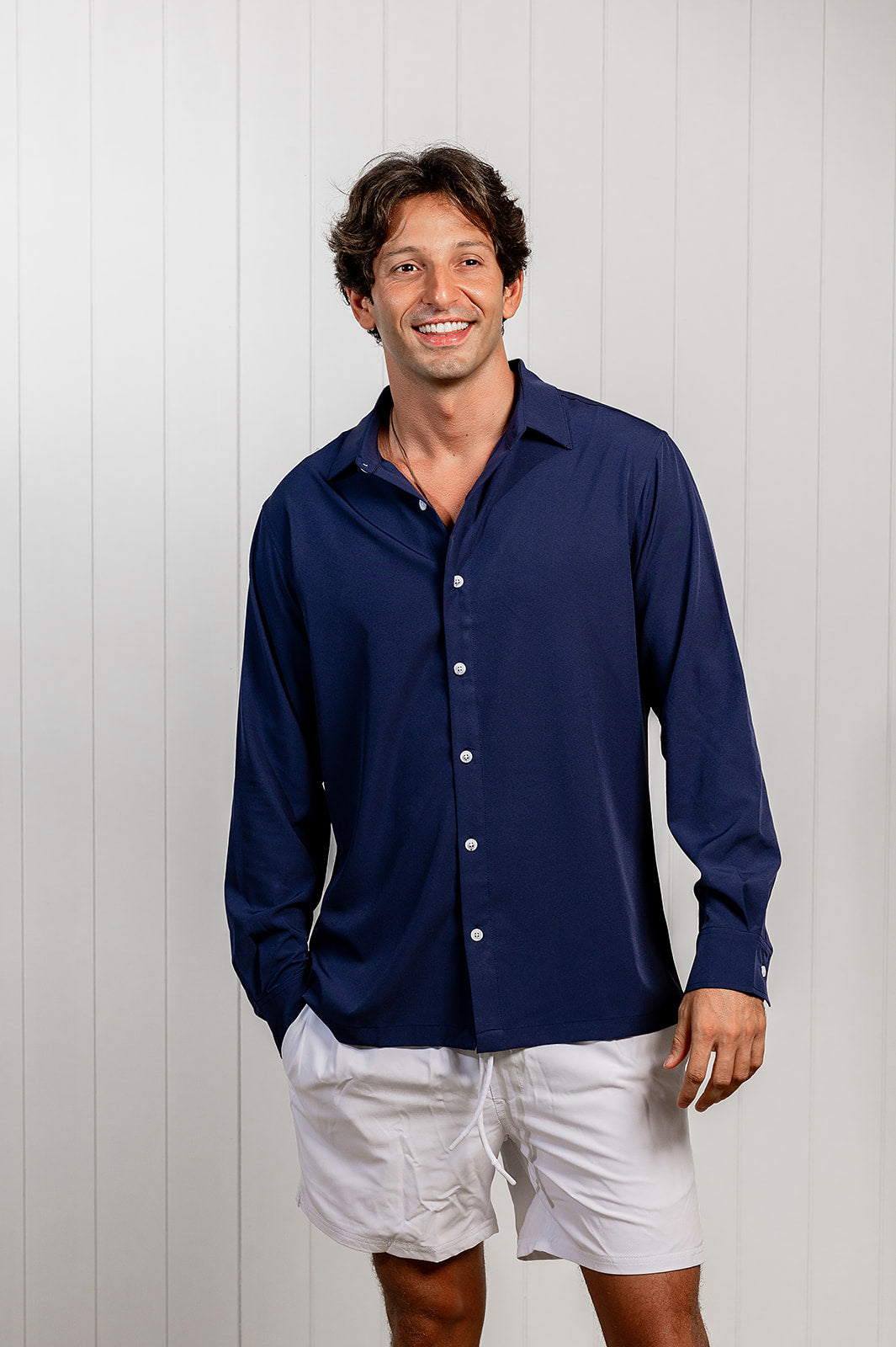 Long Sleeve Navy Blue Nashie image 0