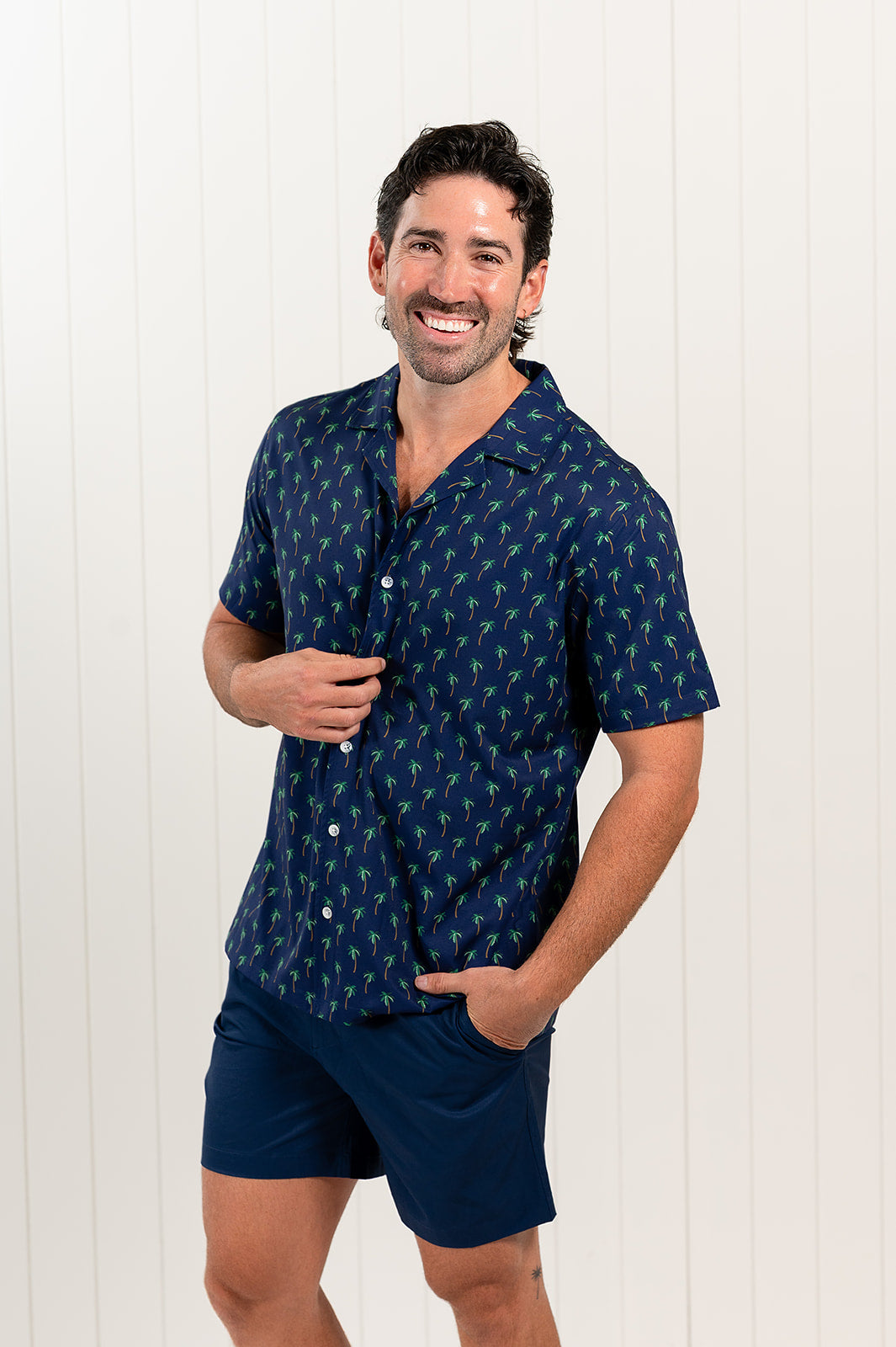 Navy Blue Palms Nashie