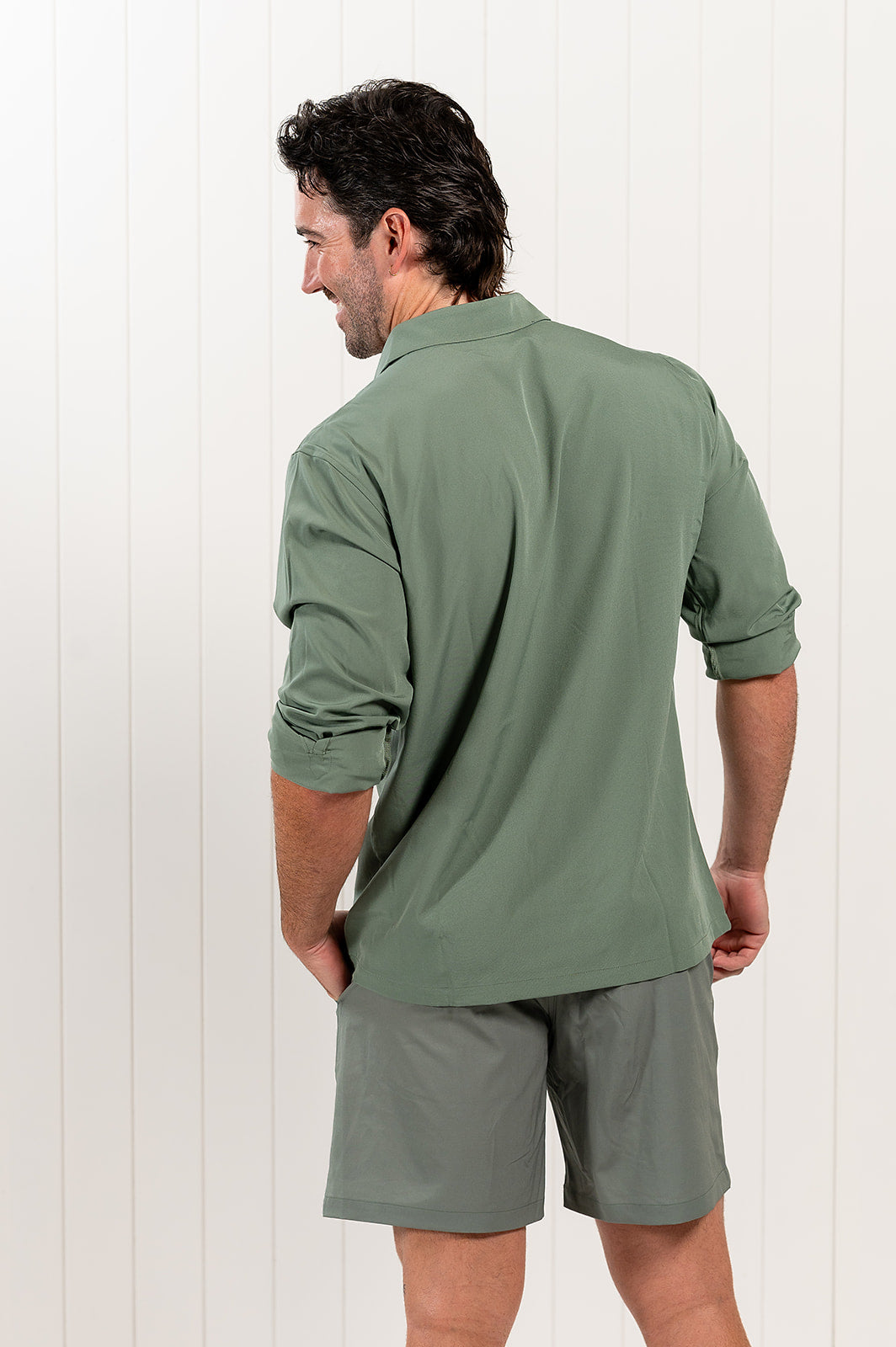 Long Sleeve Olive Green Nashie