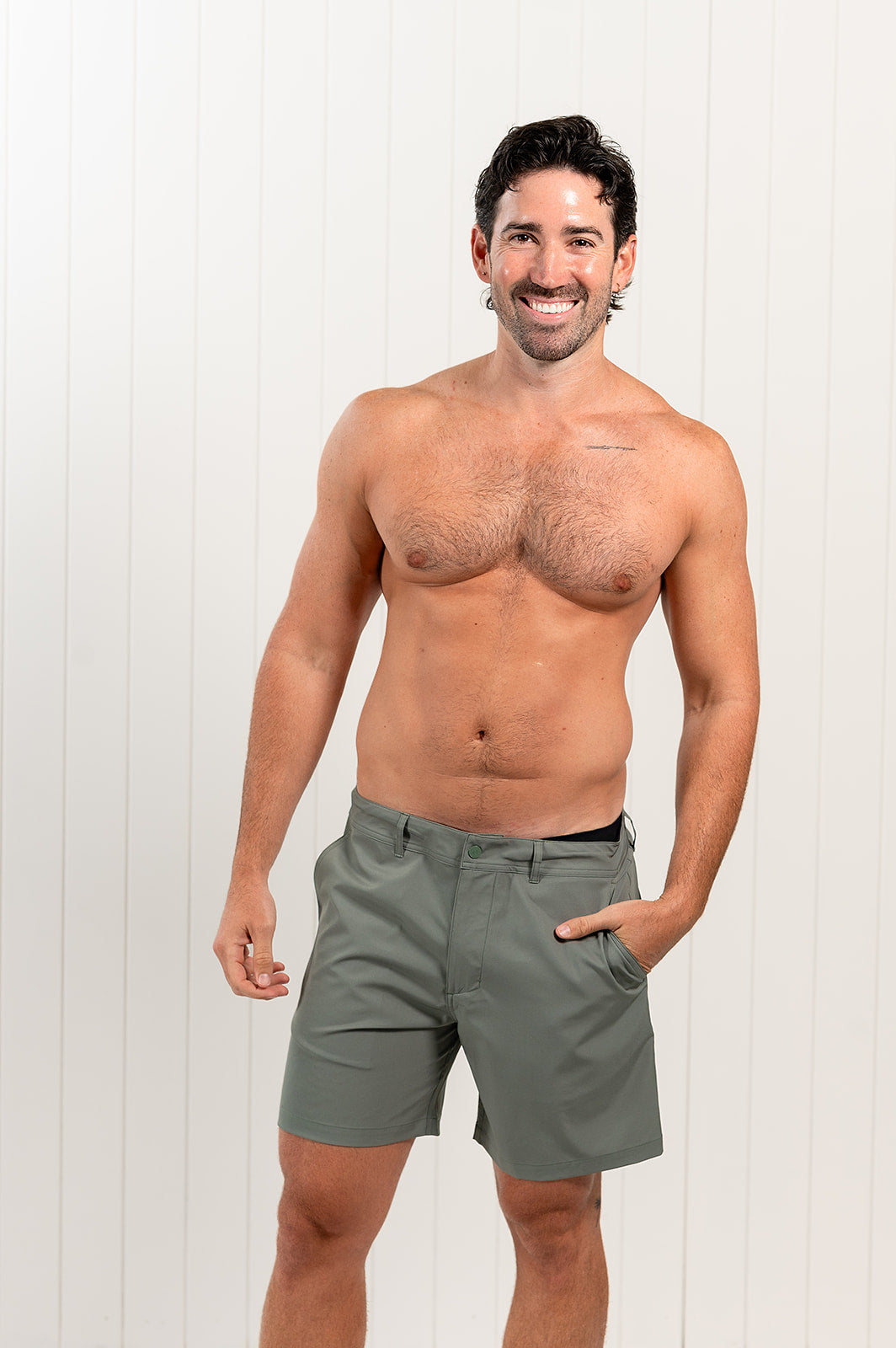 Olive Green Nashie Swim Pants
