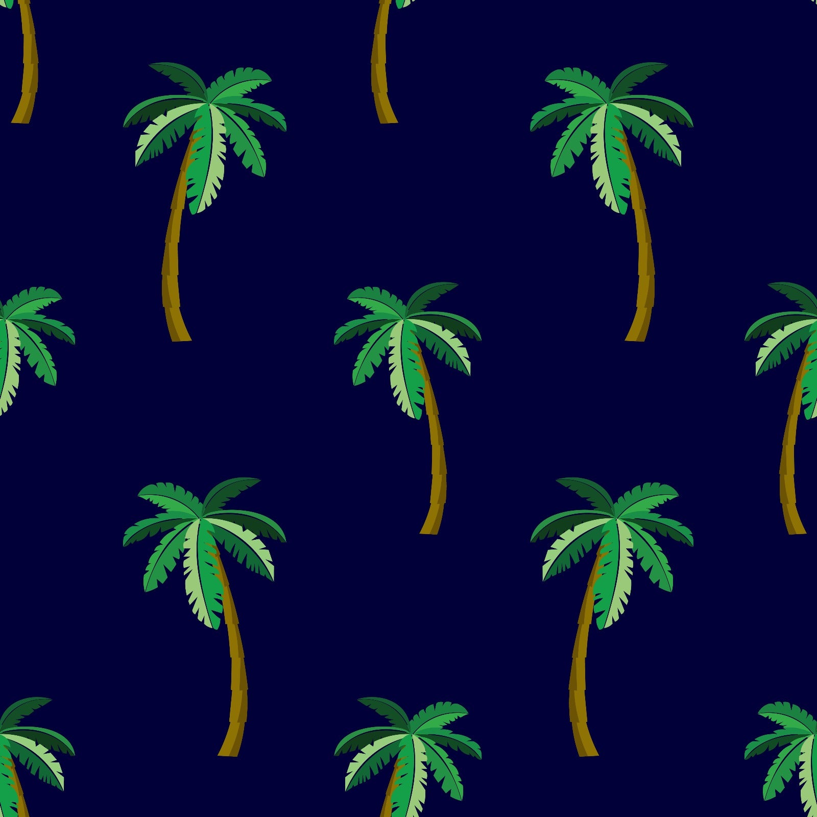Navy Blue Palms Nashie