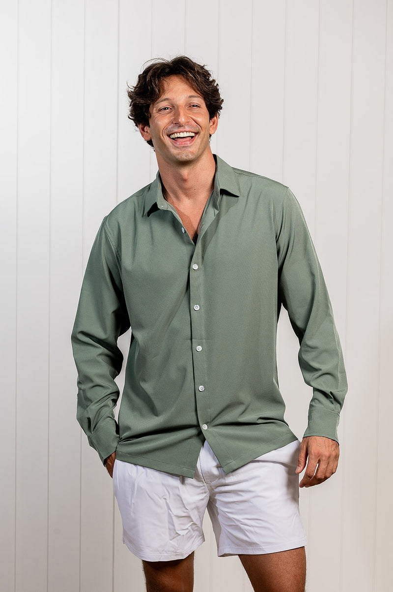 Long Sleeve Olive Green Nashie